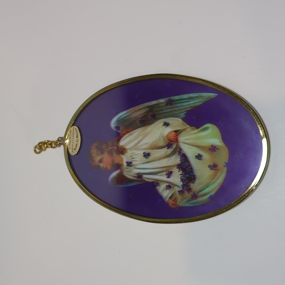 Via Vermont Artistry Glass Art Catcher 1993 Thomas Cathey Angel Sun